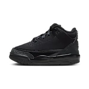 Air Jordan 3 TD Black Cat “Black / White / Dark Charcoal” (DM0968-001)