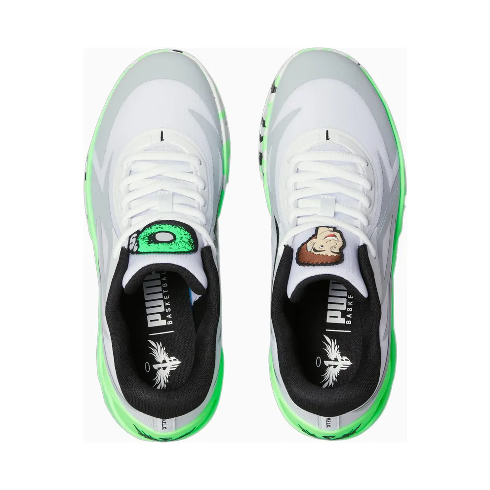 Puma MB.02 Lo LaMel-O Basketball Shoes Green/White (379408-01)