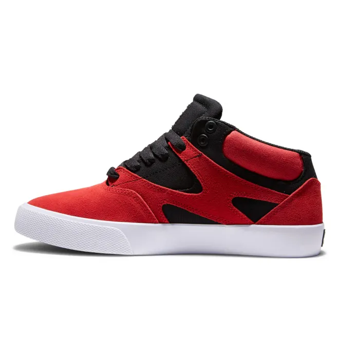 Lage DC Shoes Kalis Vulc Mid Adys300622 Athletic Red/Black (Atr) (ADYS300622-ATR)