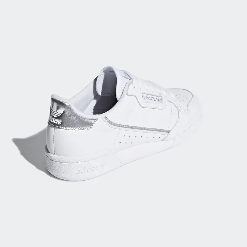 adidas Continental 80 Cloud White Silver Metallic (W) Cloud White/Cloud White/Silver Metallic (EE8925)