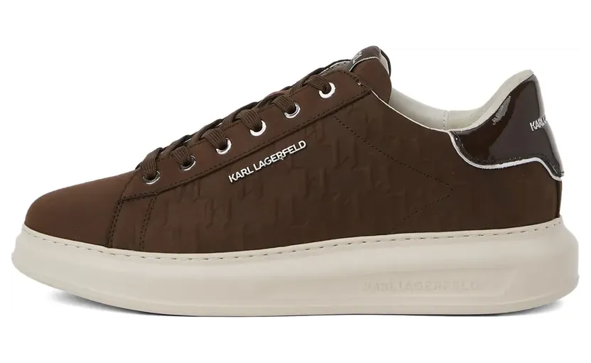 Karl Lagerfeld Kapri met monogram-reliëf “Brown” (KL52547K157)