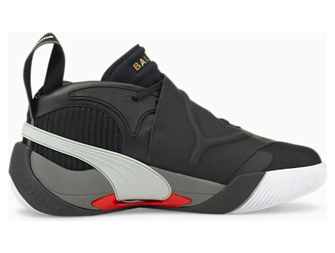 Puma x Balmain Court Black High Risk Red (195683-01)