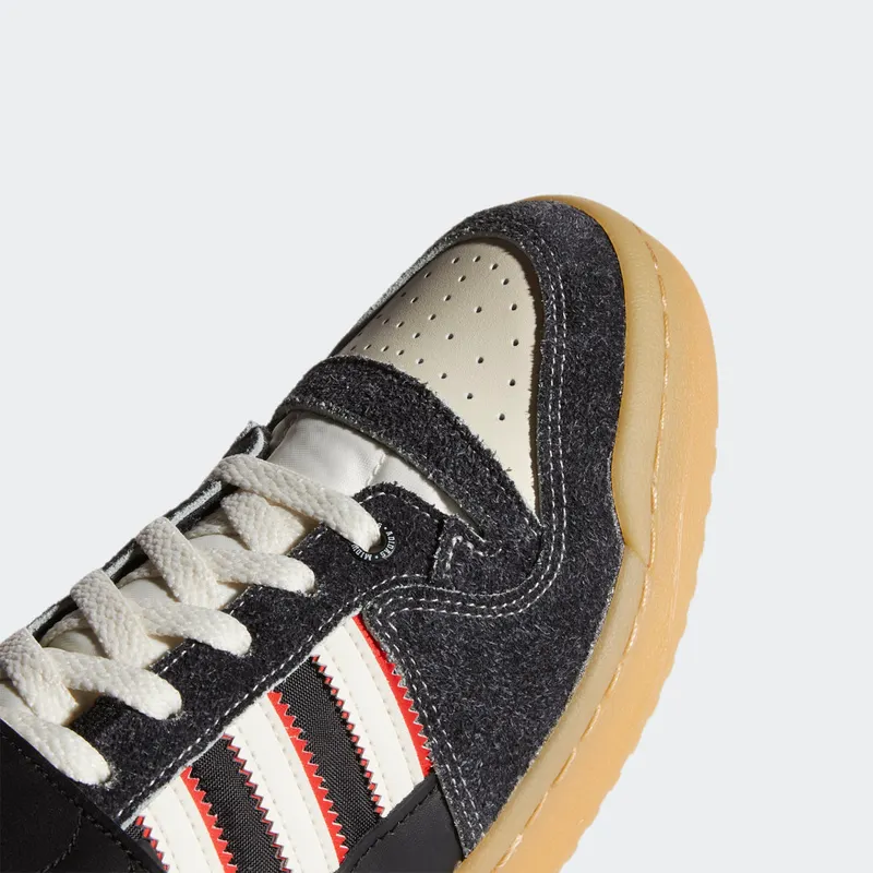 adidas Forum 84 Low Midwest Kids Core Black / Cream White / Red (GW0035)