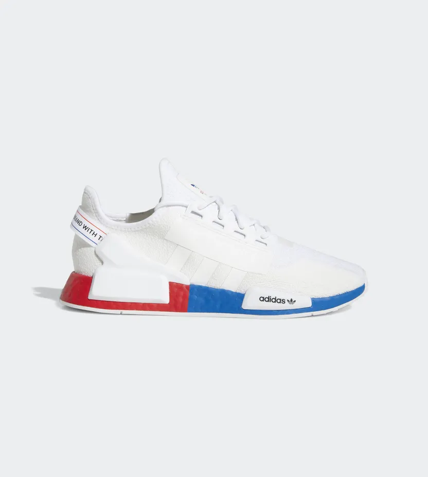 Adidas NMD_R1 V2 ‘White Lush Red’ Cloud White/Crystal White/Lush Red (FX4148)