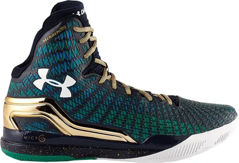 Under Armour Clutchfit Drive Midnight Navy Kelly Green (1259065-414)