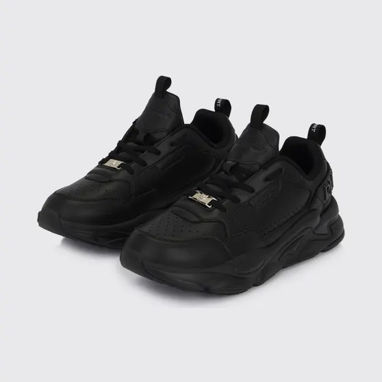 Plein Sport Ghost X Leather Sneakers Black 1 (FAESUSC0855SLE004N0202)