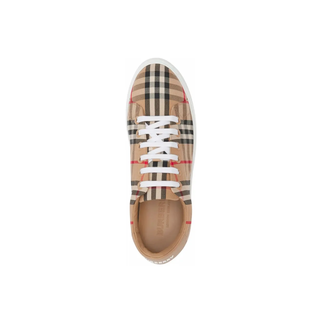 Burberry Check and Leather “Neutrals/Black” (8049777 LF TRN NEW A7026) (2)
