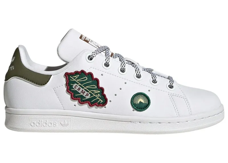 adidas Stan Smith Camp White Olive Strata (ID7220)