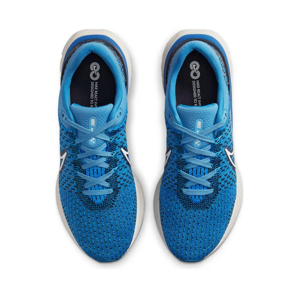 Nike React Infinity Run Flyknit 3 for Men (straat) Blue (DH5392-400)