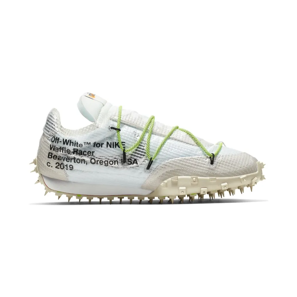 Nike x Off-White Womens Waffle Racer Electric Green (2019) (CD8180-100)