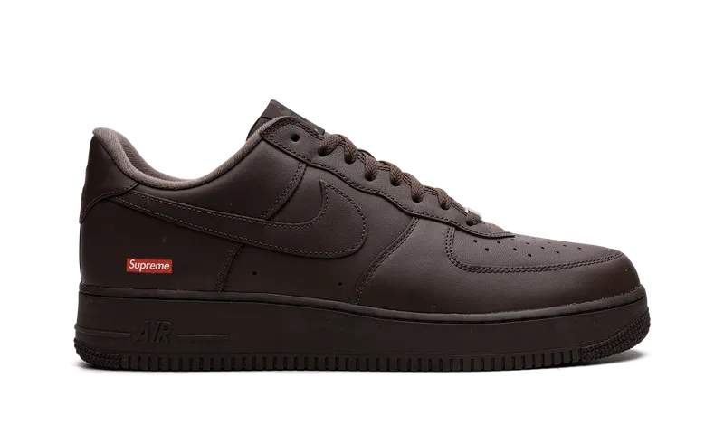 Nike Air Force 1 “Supreme – Mini Box Logo Brown” (CU9225-200)