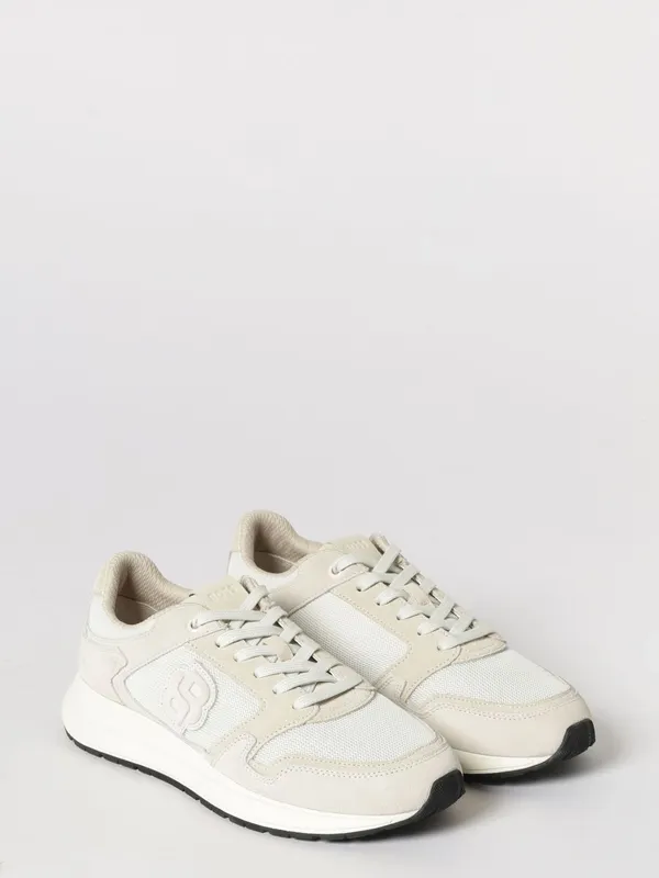 Boss Mesh and Suede Sneakers Yellow Cream (50554612121)