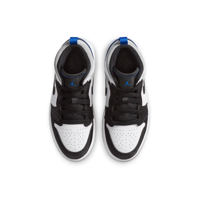 Jordan 1 Mid SE White Black Royal (PS) (BQ6932-102)