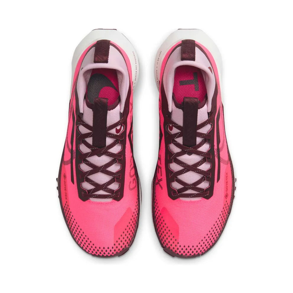 Nike React Pegasus Trail 4 Gore-Tex Hyper Pink Team Red Pink Foam Burgundy Crush (FN7769-600)