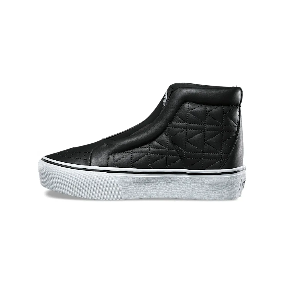 Vans Sk8-Hi Laceless Platform Karl Lagerfeld Quilt Black Black/White (VN0A3DQ7OEL)