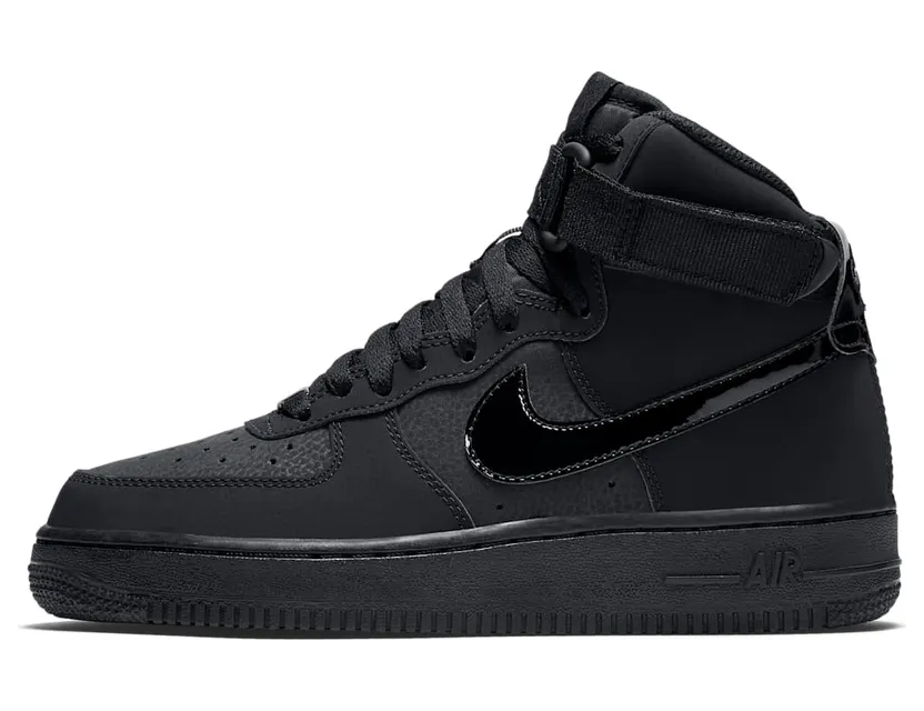 Nike Air Force 1 High Triple Black (GS)