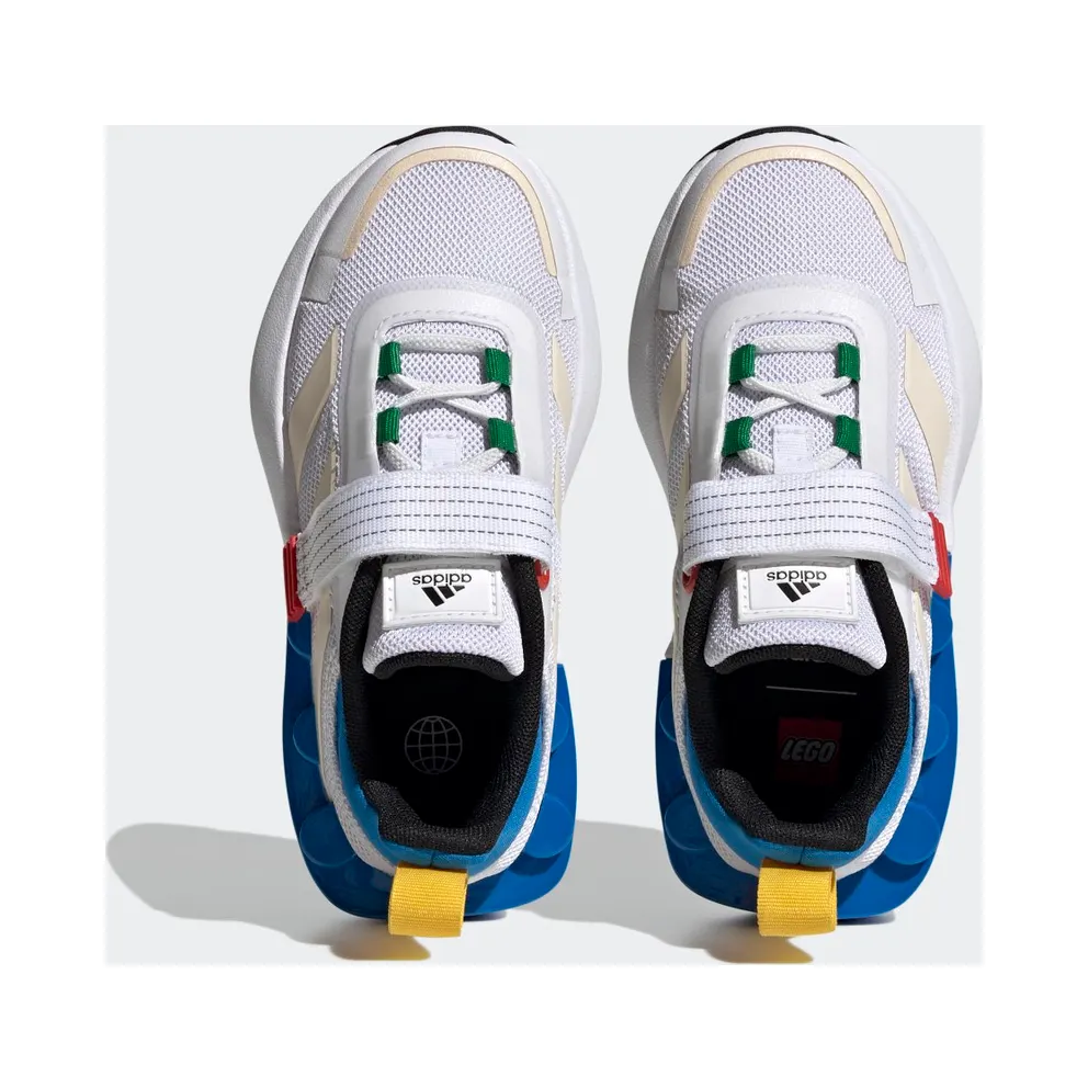 Adidas adidas x LEGO® Tech RNR Lifestyle Elastic Lace and Top Strap Cloud White / Wonder White / Shock Blue (HP5878)