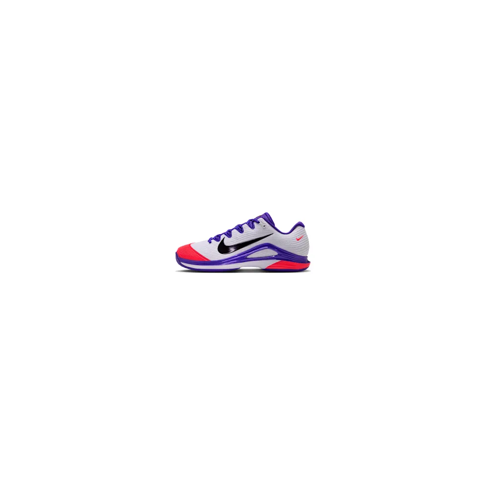 Nike Vapor 12 PRM Hard Court “White / Dark Concord / Bright Crimson / Burgundy Ash” (JA1447-100)