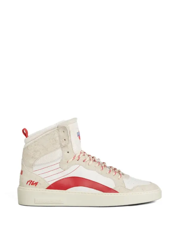 DSQUARED2 High-Top- mit Schnürung – Nude (SNM045323808518)