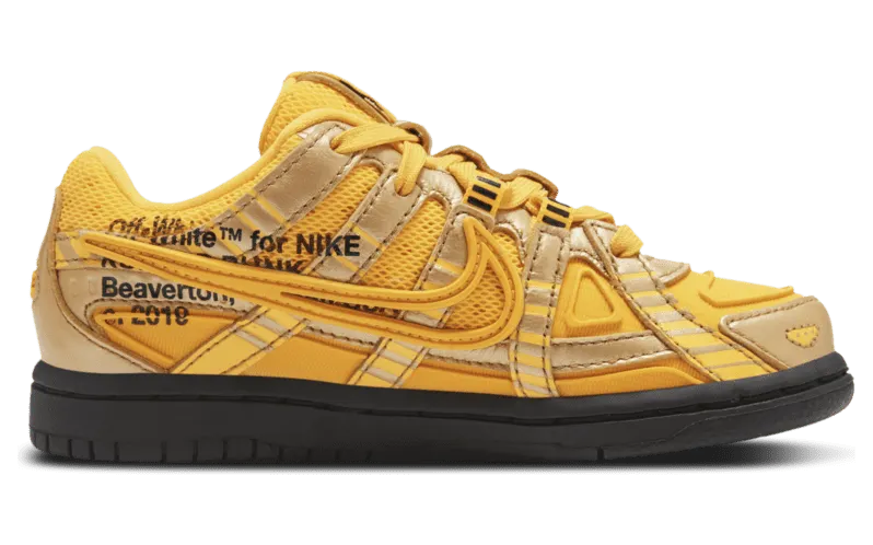 Nike Air Rubber Dunk Off-White University Gold (PS)
