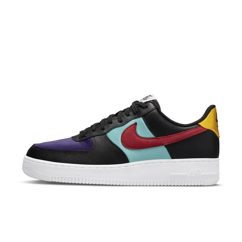 Nike Air Force 1 Low LV8 NBA x WNBA – “Black / Washed Teal / Court Purple / Gym Red” (DH7436-001)