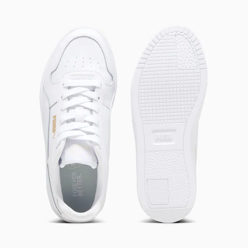 Puma Carina Street Gold/White (393846-01)