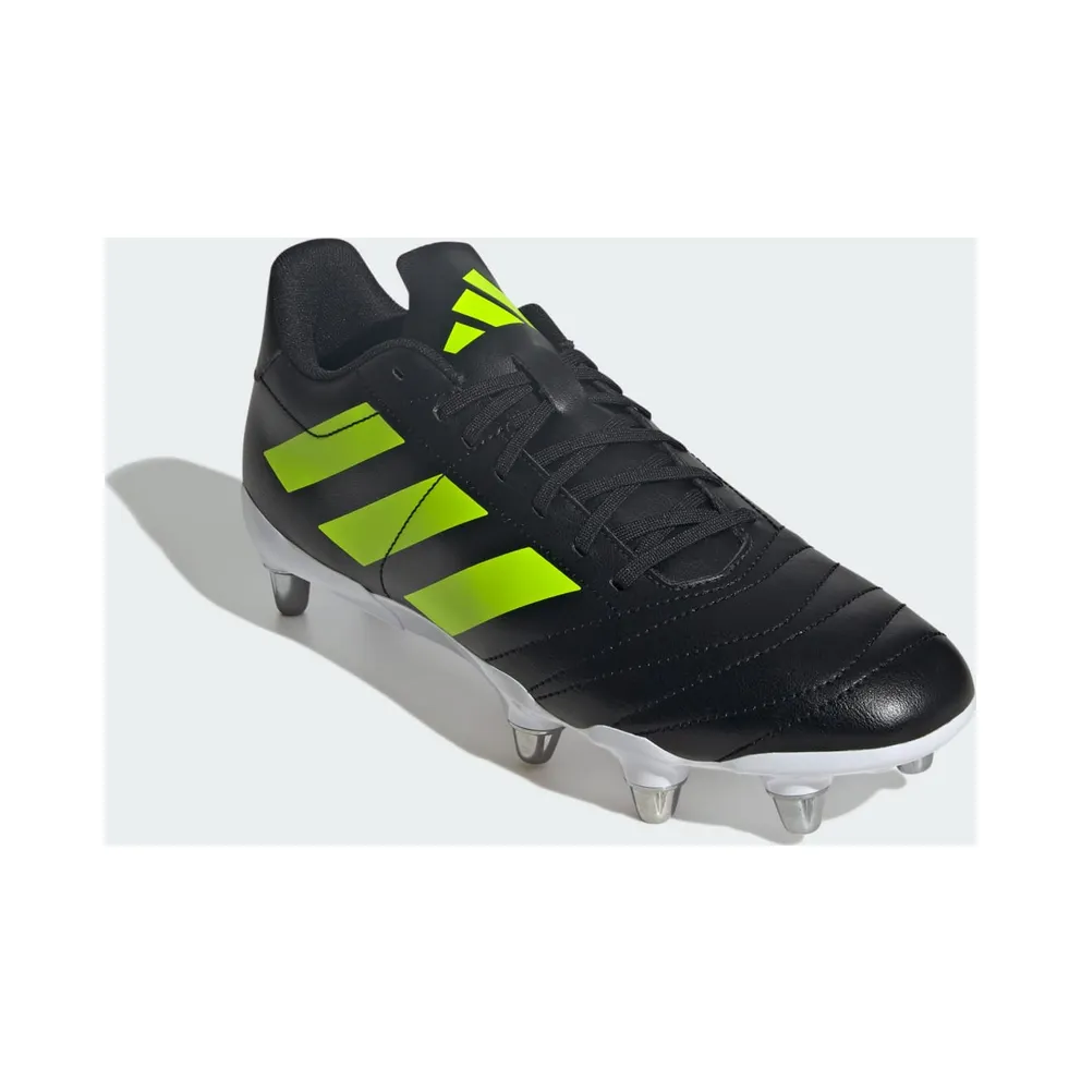 adidas Kakari SG Rugby Core Black Lucid Lemon Cloud White (JQ2333)