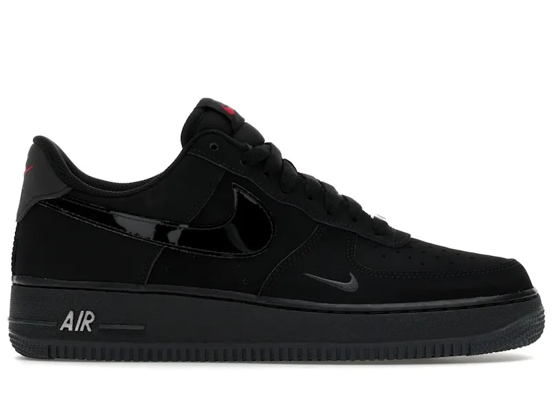 Nike Air Force 1 Low ’07 LV8 Black Patent Swoosh (IR0199-010)