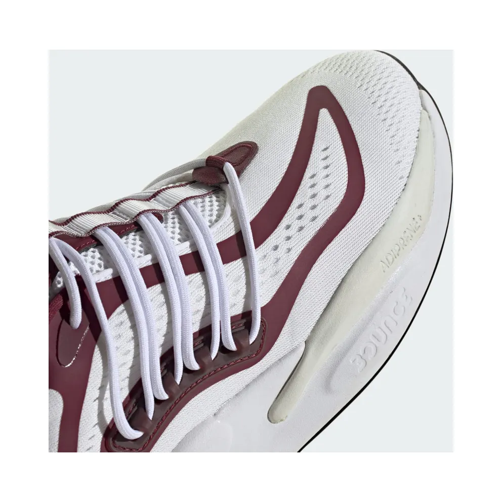 Adidas Mississippi State Alphaboost V1 “Cloud White Team Maroon Cool Grey” (IE1030)