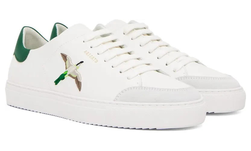 Axel Arigato SSENSE Exclusive White & Green Clean 90 Triple Bee Bird WHITE/GREEN (F0068056) (4)