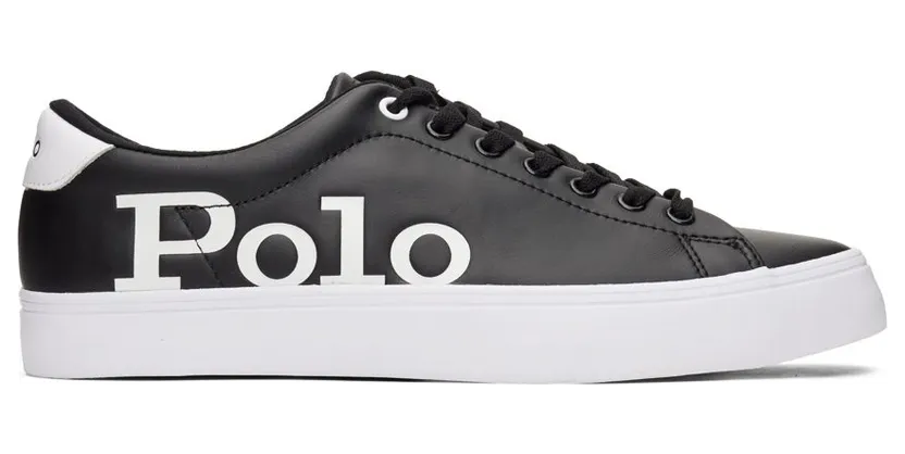 Ralph Lauren Black Longwood BLACK/WHITE POLO (816862547002)