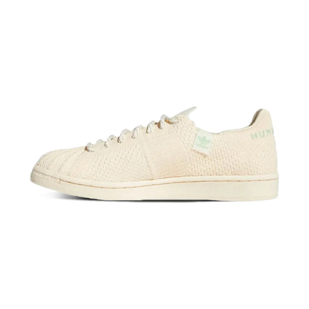 adidas Pharrell Williams Superstar Primeknit Schuh Ecru Tint / Core White / Glory Mint (S42931)
