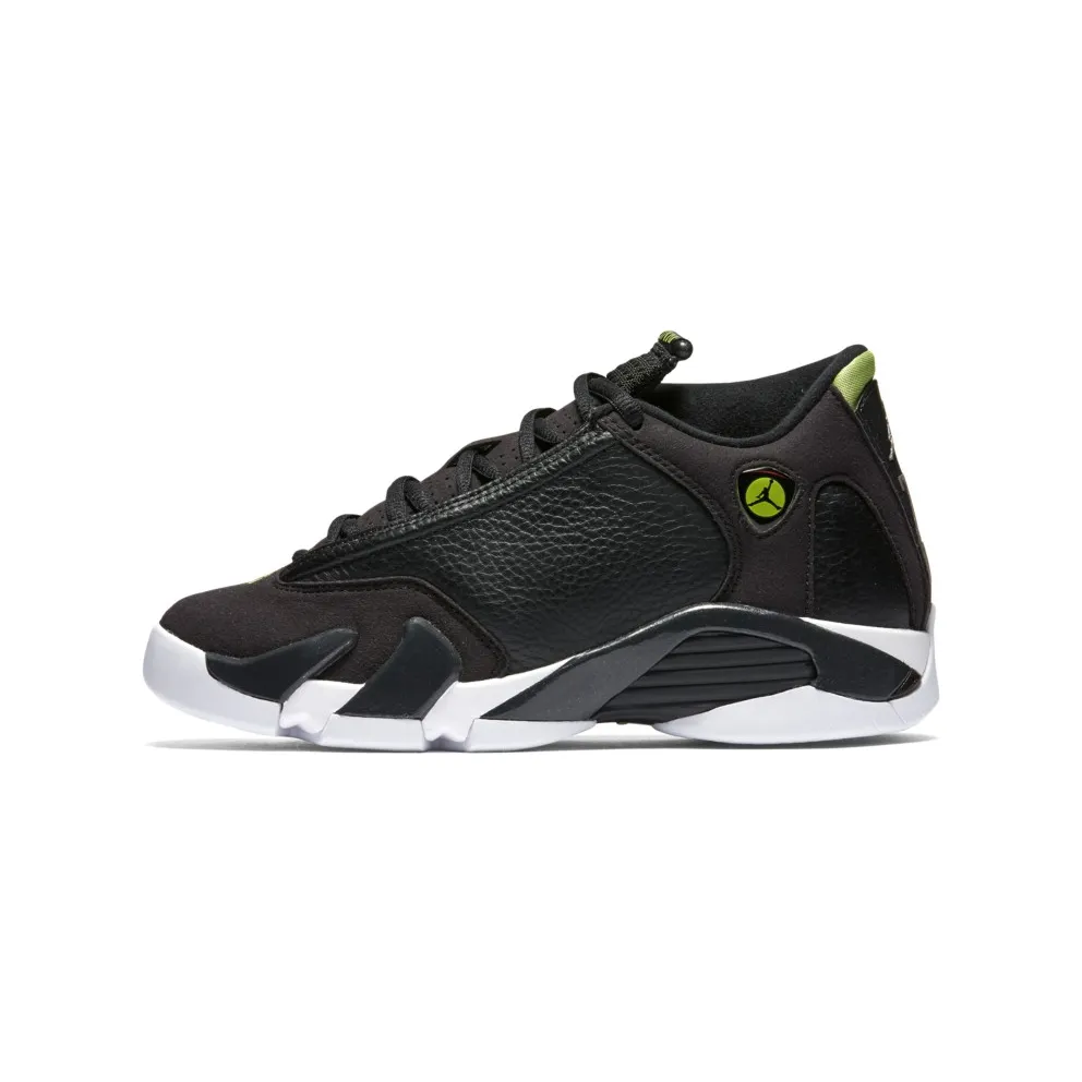 Jordan 14 Retro Indiglo 2016 (GS) Black/White-Indiglo (487524-005)