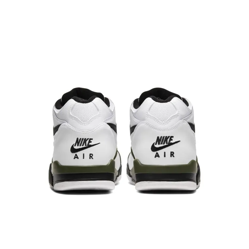 Nike Air Flight 89 White Black Olive White/Black-Medium Olive (CJ5390-101)