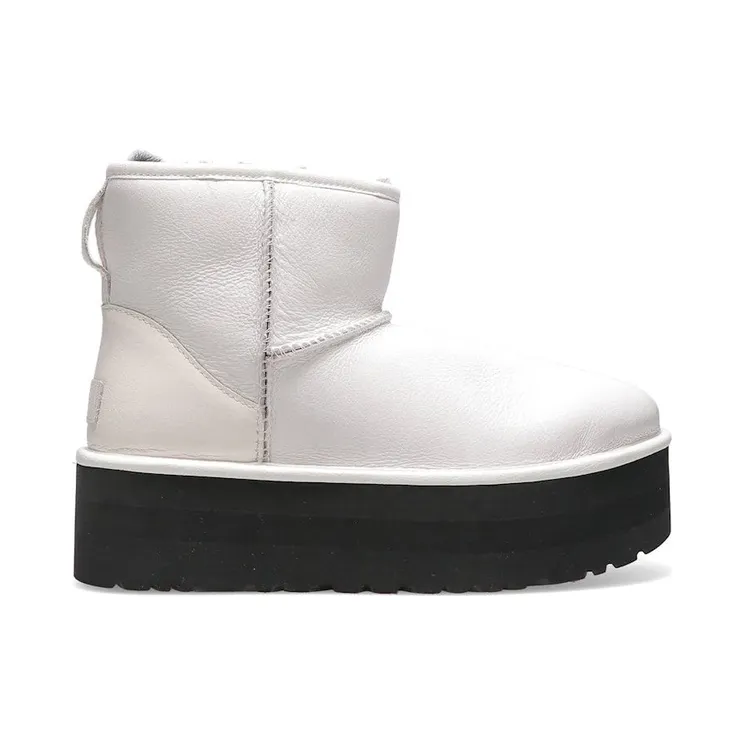 UGG Classic Mini Platform Matte Boot Ultra Matte White (1130611-UMWH)
