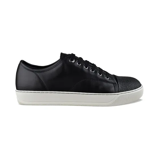 Lanvin DBB1 met contrasterende neus “Black” (FMSKDBB1TEX5P22)