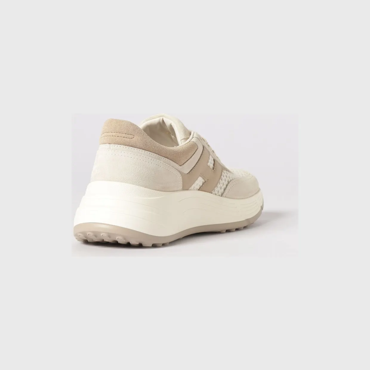 Hogan H669 Leather Sneakers Beige (HXW6690GA70UZV0RVY) (2)