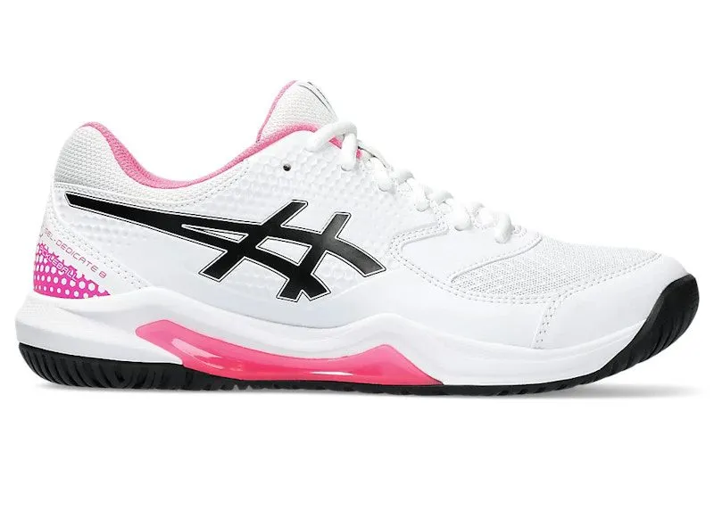 ASICS Gel-Dedicate 8 Pickleball White Hot Pink (1042A236-100)