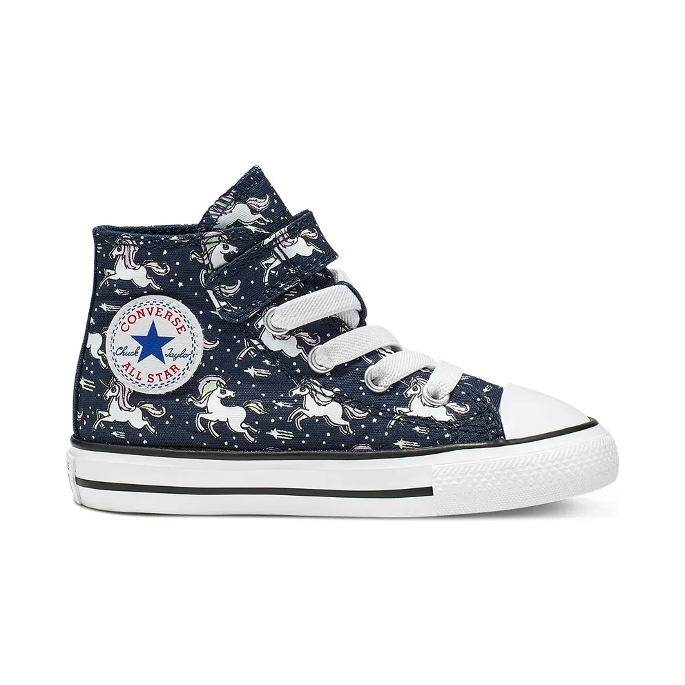 Converse Unicons Hook and Loop Chuck Taylor All Star High Top Navy/black/white (766203C)