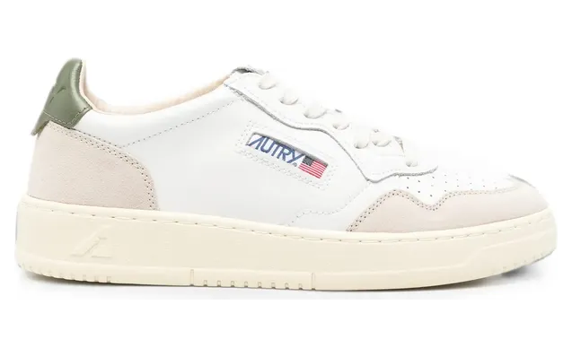 Autry Medalist Suede-panel “White/Neutrals” (AULM LS17)