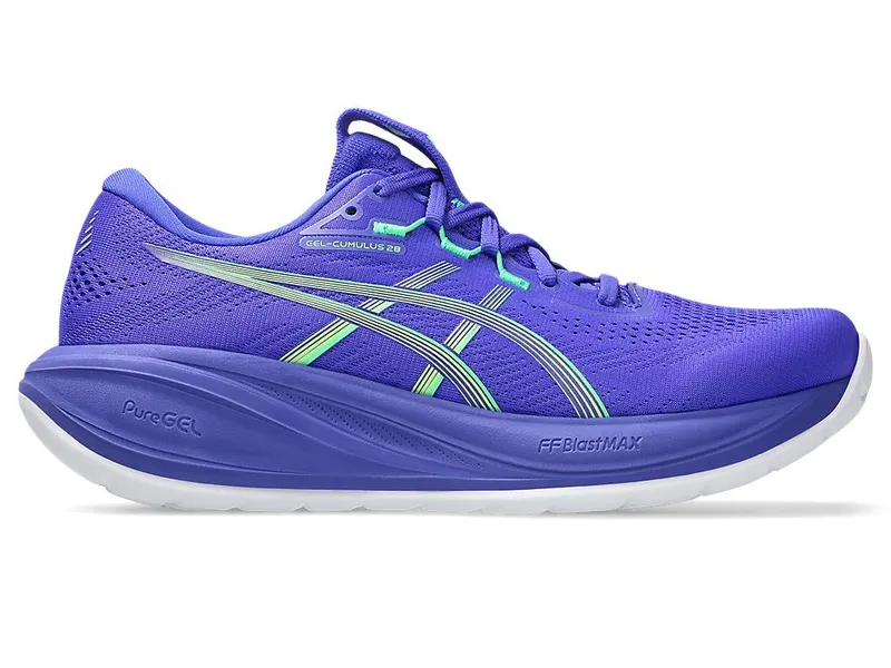 ASICS GEL-CUMULUS 28 “Cobalt Burst / Illuminate Green” (1011C143-401)