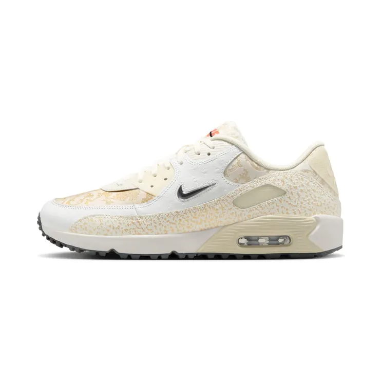 Nike Air Max 90 Golf The Open Championship “White / Sail / Metallic Gold” (HV4078-100)