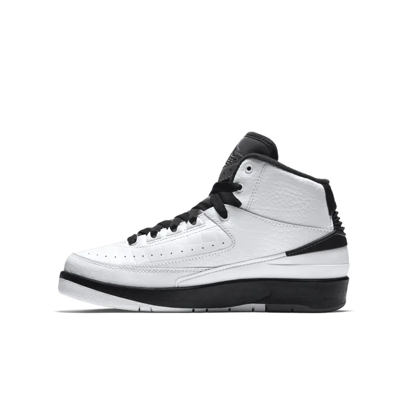 Jordan 2 Retro Wing It (GS) White/Black-Cool Grey (834283-103)