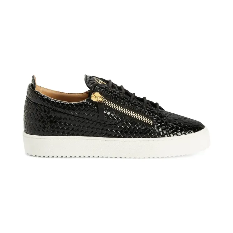 Giuseppe Zanotti Frankie mit doppeltem Reißverschluss “Black” (RM50012001)