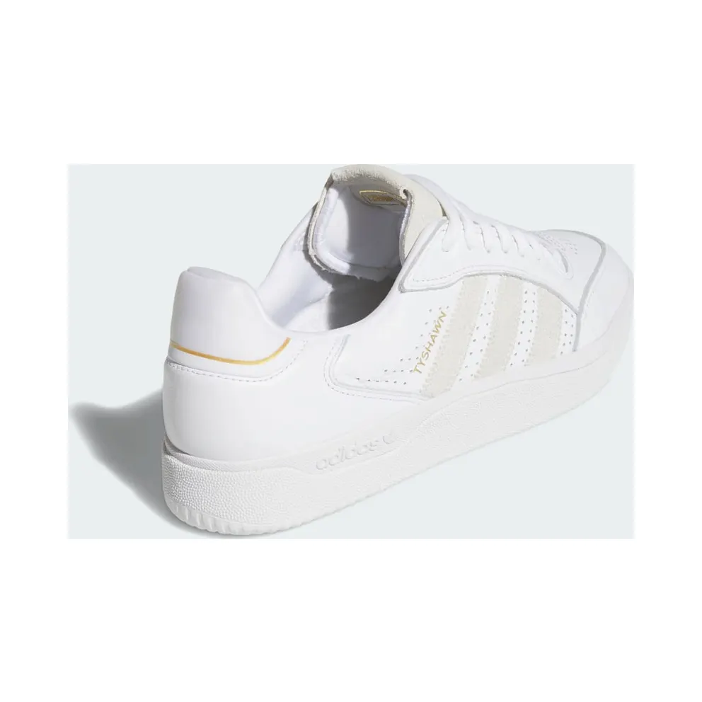 Adidas Tyshawn Low Cloud White / Cloud White / Gold Metallic (JH8158)