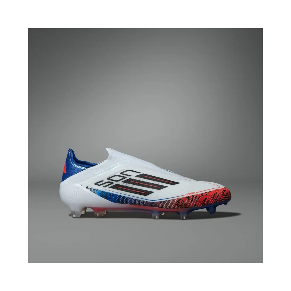 adidas F50 Elite Son Laceless Firm Ground Boots “Cloud White / Core Black / Bright Red” (JQ5071)