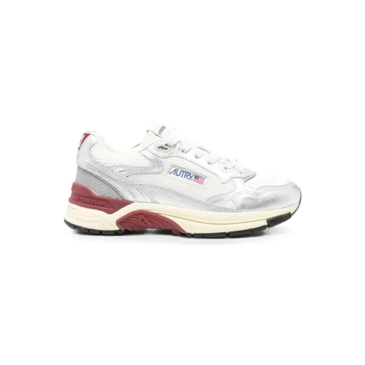 Autry Hyperway Sneakers im Metallic-Look – Nude (HYLWEM05)