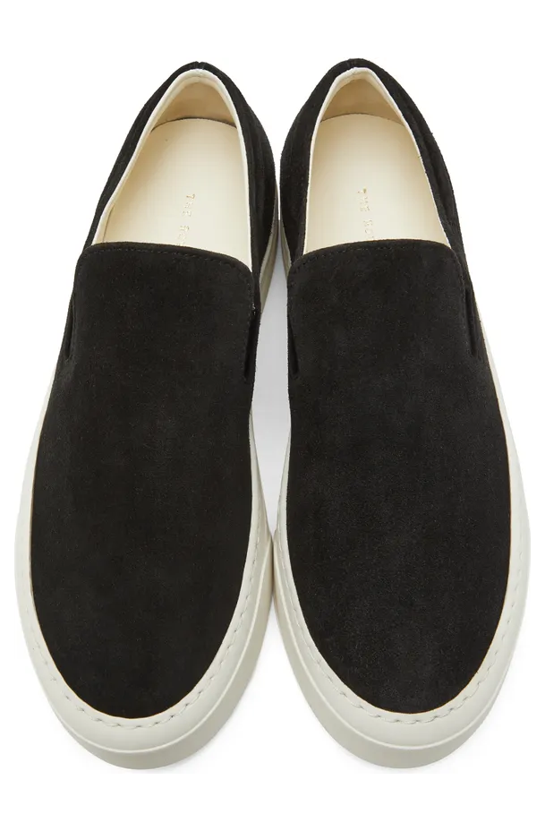 The Row Black Marie H Slip-on Sneakers (F1179-L25) (5)