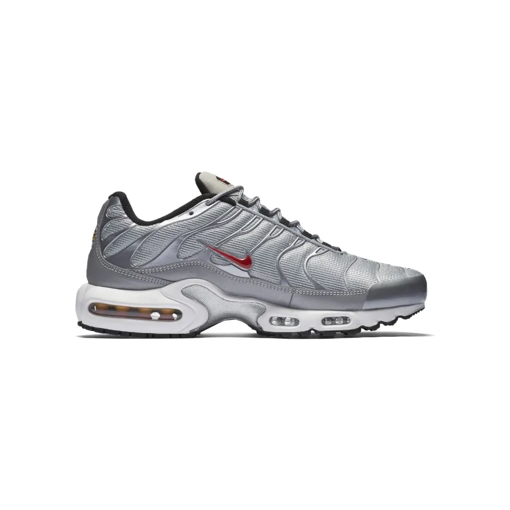 Nike Air Max Plus Silver Bullet Metallic Silver/Varsity Red-White-Black (903827-001)