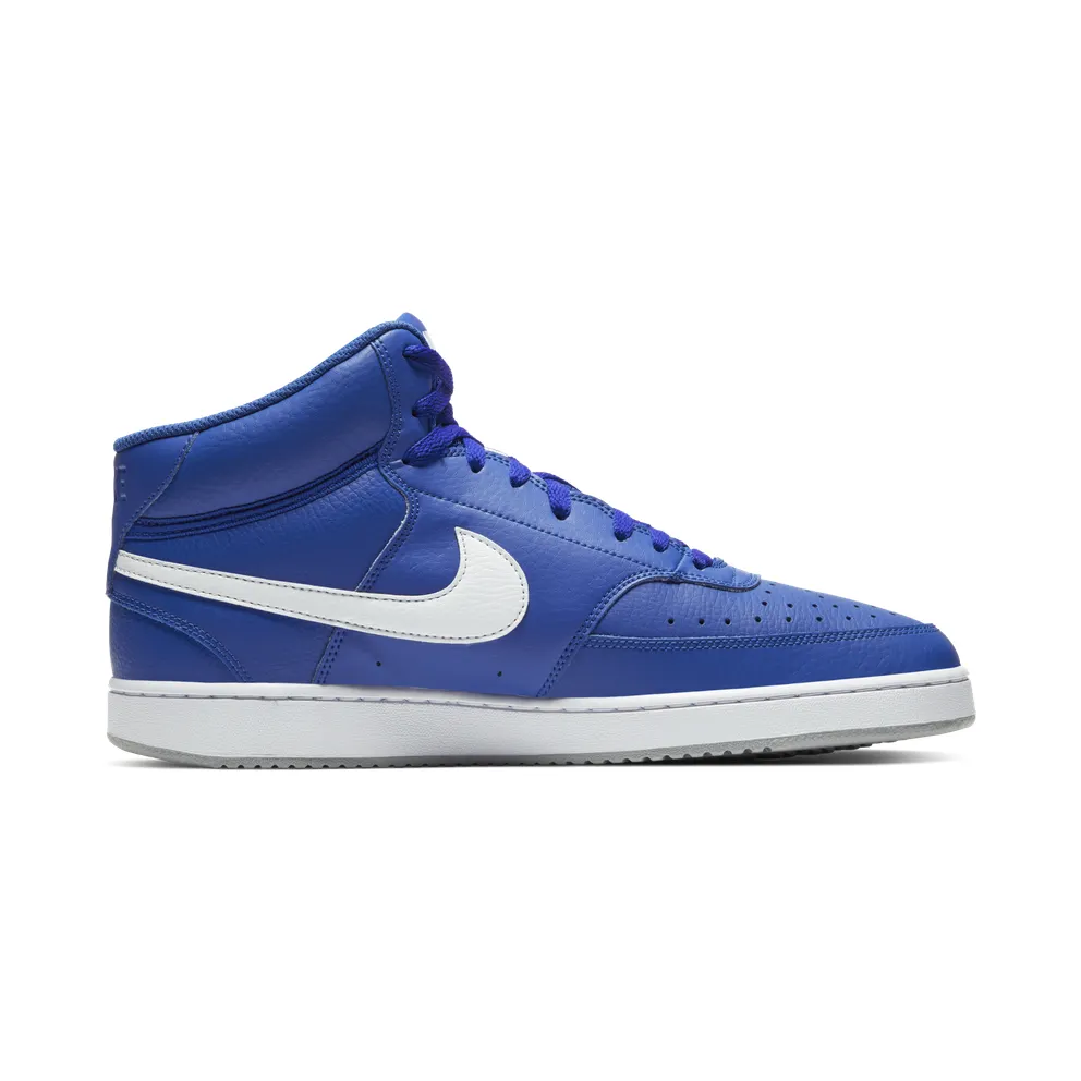 Nike Court Vision Mid “Hyper Blue / Light Smoke Grey / White” (CD5466-400)
